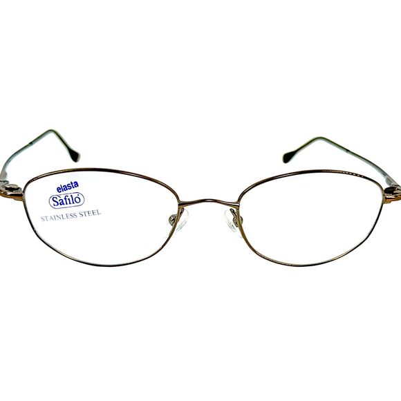 Safilo Elasta Team 4040  Womens Metal Eyeglass Frame JJ4 Gunmetal 49-18 Italy - Picture 3 of 5